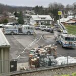 firetrucks at Dollar General Kingwood